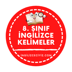 8. sınıf ingilizce 1. ünite kelimeleri